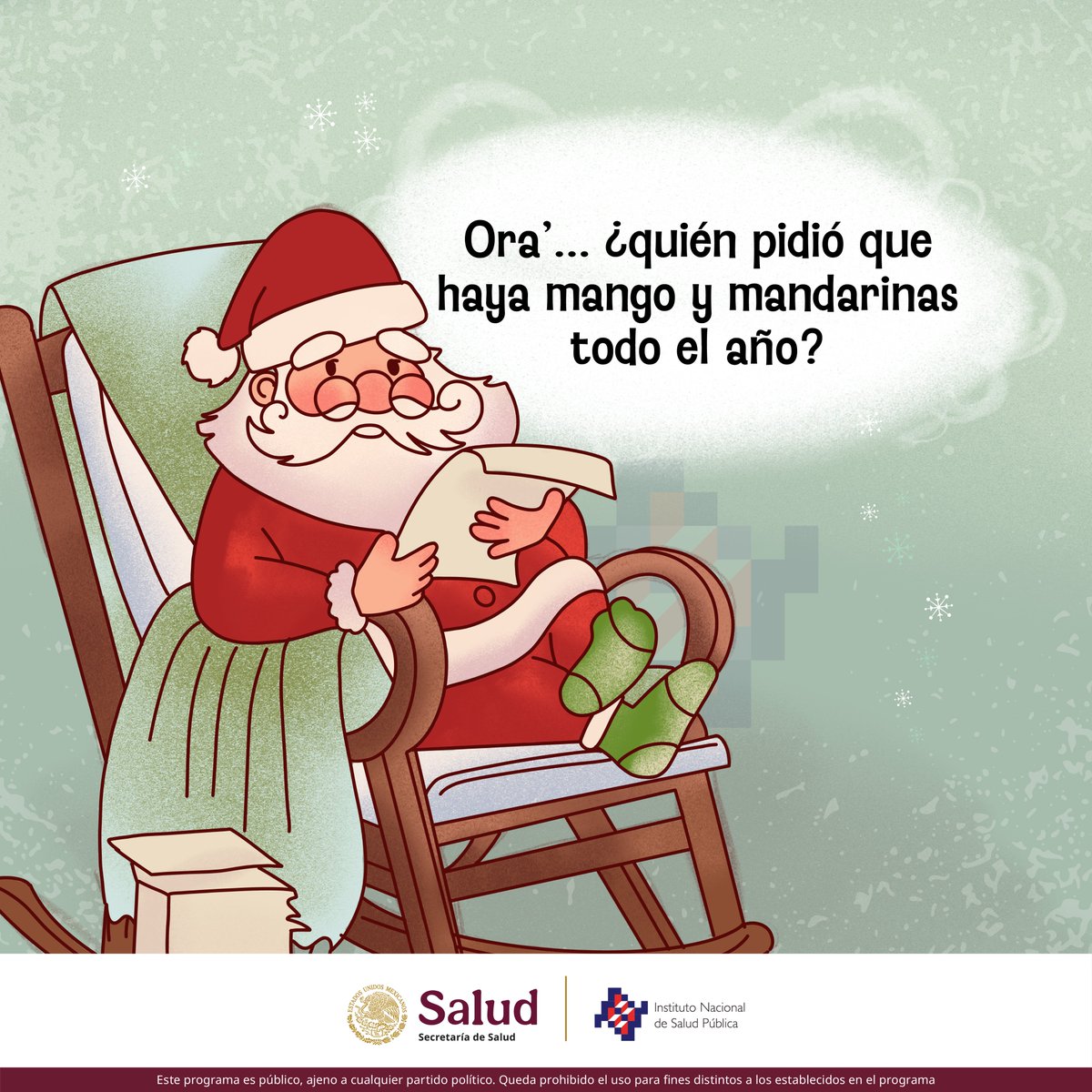 Vivir en México también es disfrutar de las frutas de temporada 🥭😋

Ya sea mango, mandarina u otra, mejor cómela completa y no solo en juguito 😉

#FiestasDecembrinas #Frutas #SaludPública