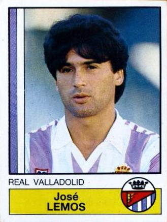 El defensa pontevedrés José Lemos militó 6 temporadas en el Pucela (86-92). Llegó procedente del Celta de Vigo, su otro equipo como profesional y disputó más de 150 partidos como blanquivioleta.

Falleció en 2023, con apenas 61 años.