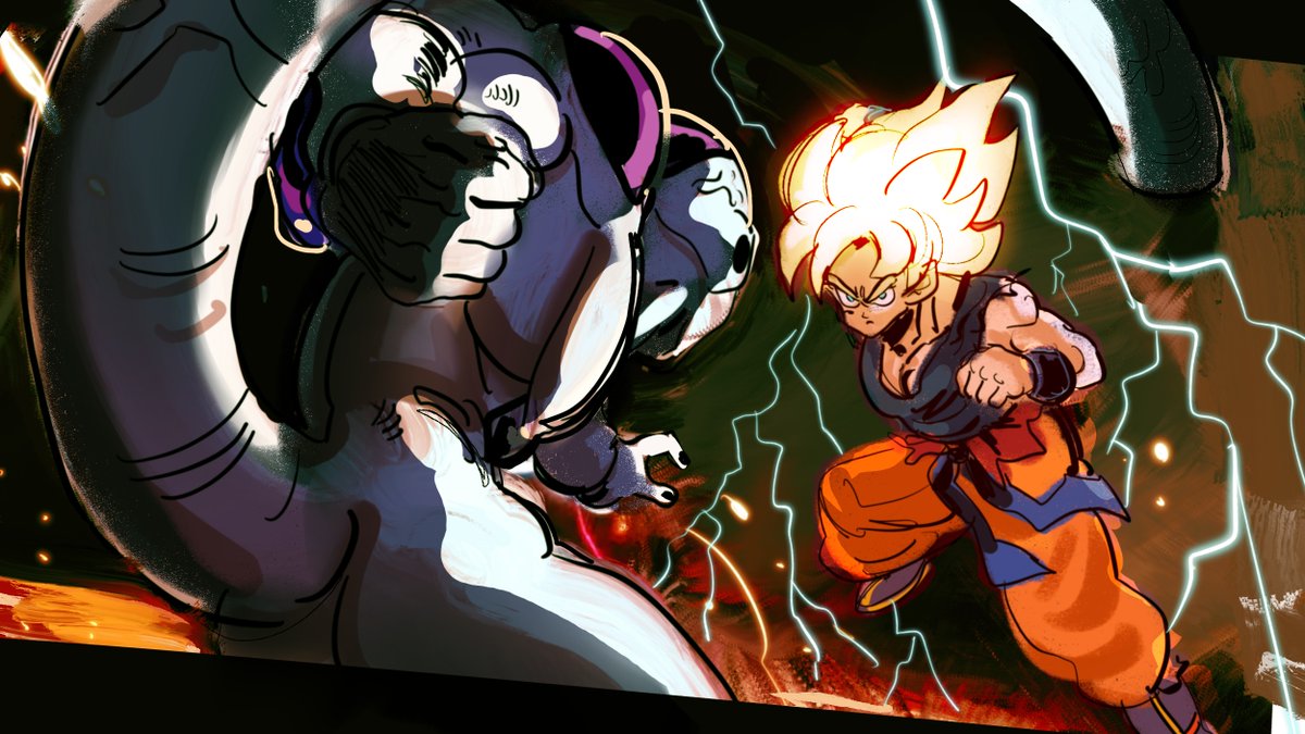 gojiberry_bbq's tweet image. Duel on a dying world