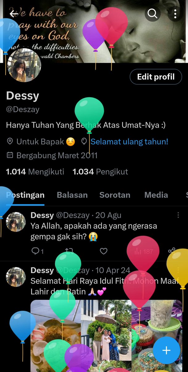 Deszay's tweet photo. Loh kok banyak balon??? 🤭🤘 https://t.co/pBrY3qWHrR