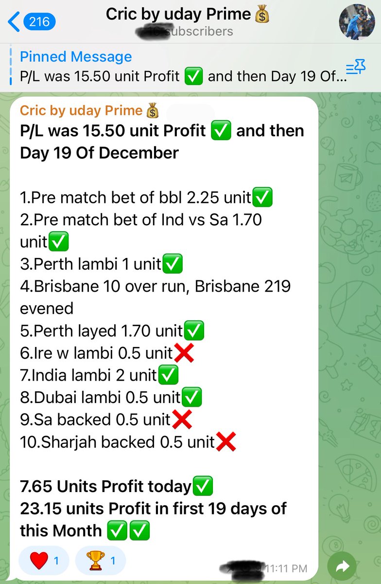 __uday__45's tweet photo. +7.6u today ❤️🔥

+23u in 19 days of Month!

Interested people can dm to join! https://t.co/nFA0nCThJb