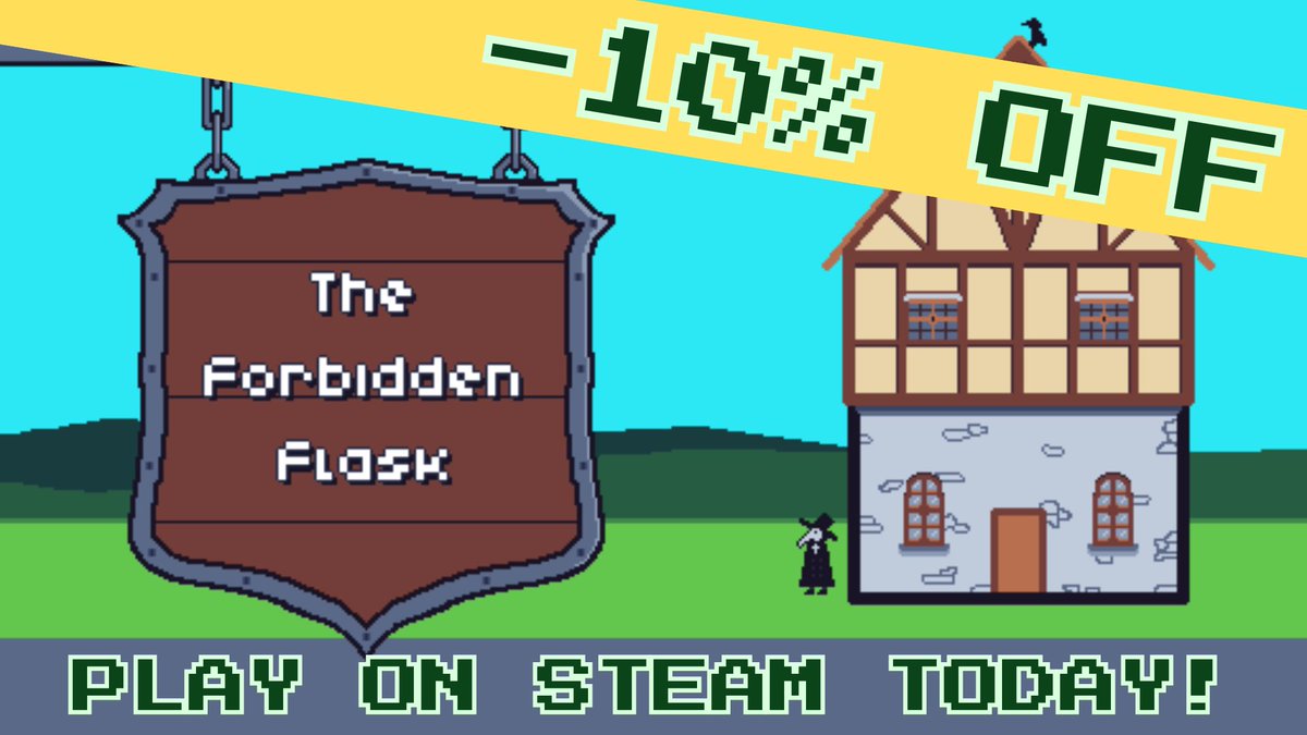 CowHammerStudio's tweet photo. To celebrate the Holidays, our debut Indie game is 10% off! Check it out at the link below!

https://t.co/14BWlVN1SW

#indiegame #gamedev #roguelikes #medieval #theforbiddenflask #cowhammerstudios https://t.co/muwtFYos6z