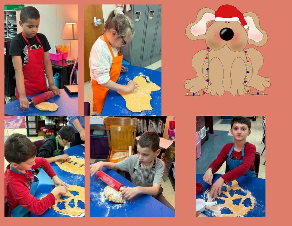 M19_MES's tweet image. Mrs. Simon's class has been working hard making and baking our holiday #70 Dog Treat orders.  Everyone did a great job of pitching in and it was a huge success! #MESProud #EveryStudent