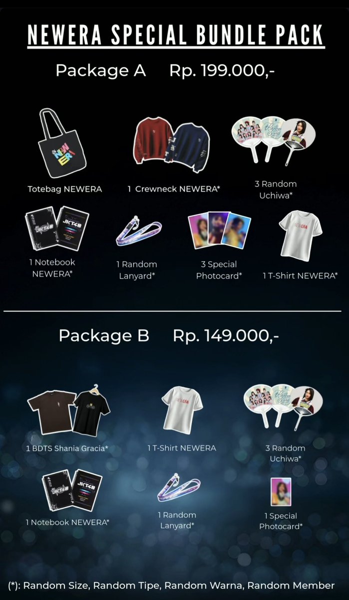 RaygarSwank's tweet photo. OPEN JASTIP MERCHANDISE JKT48 14TH ANNIVERSARY CONCERT

15K/item. (Slot PP Full) 
Open jastip bundle nya juga
Langsung DM aja yaa

#JastipJKT48 #WTS #JastipMerch https://t.co/qolhyhgeia