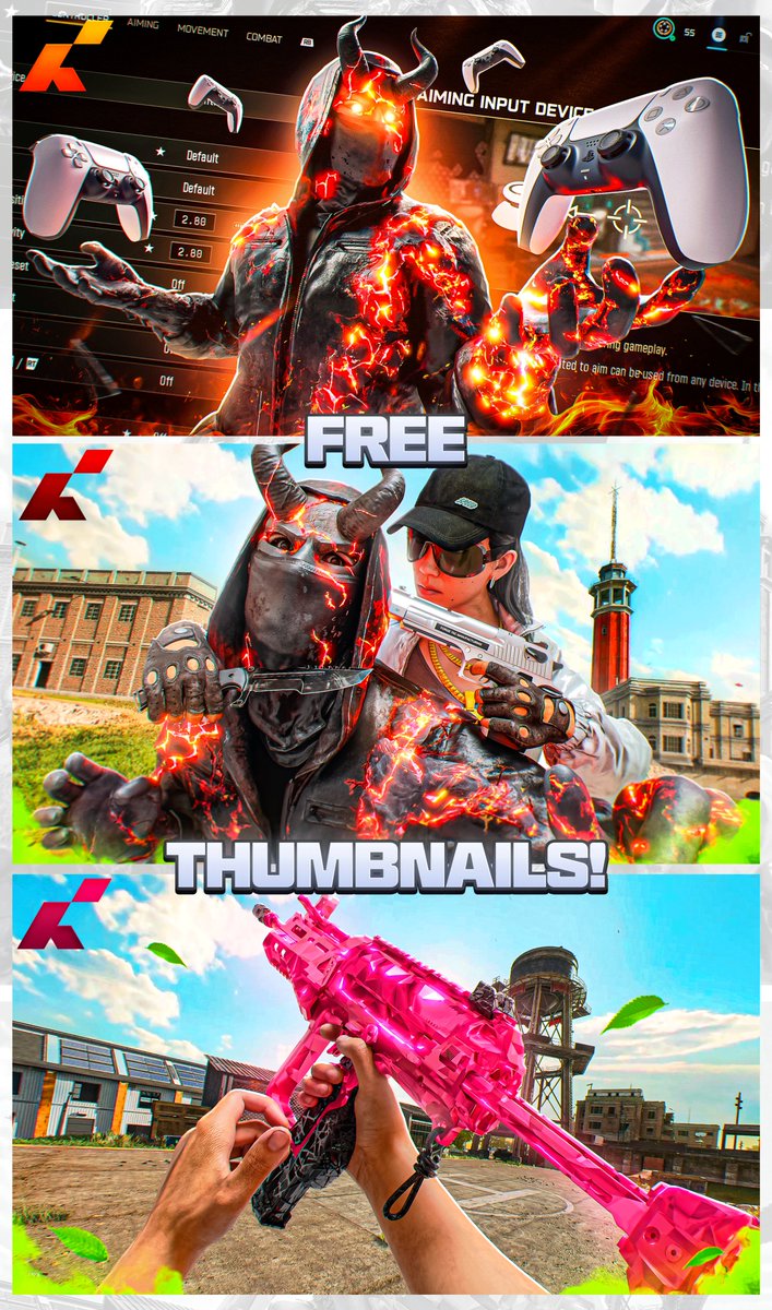 FREE to use Warzone and BO7 thumbnails.✍️

Just retweet and comment " done " and I'll dm you the download link.📩

(make sure you're following so I can DM)