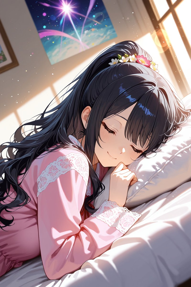 AIイラスト︎ みなさま、今日も一日お疲れ様でした。 また元気でお会い