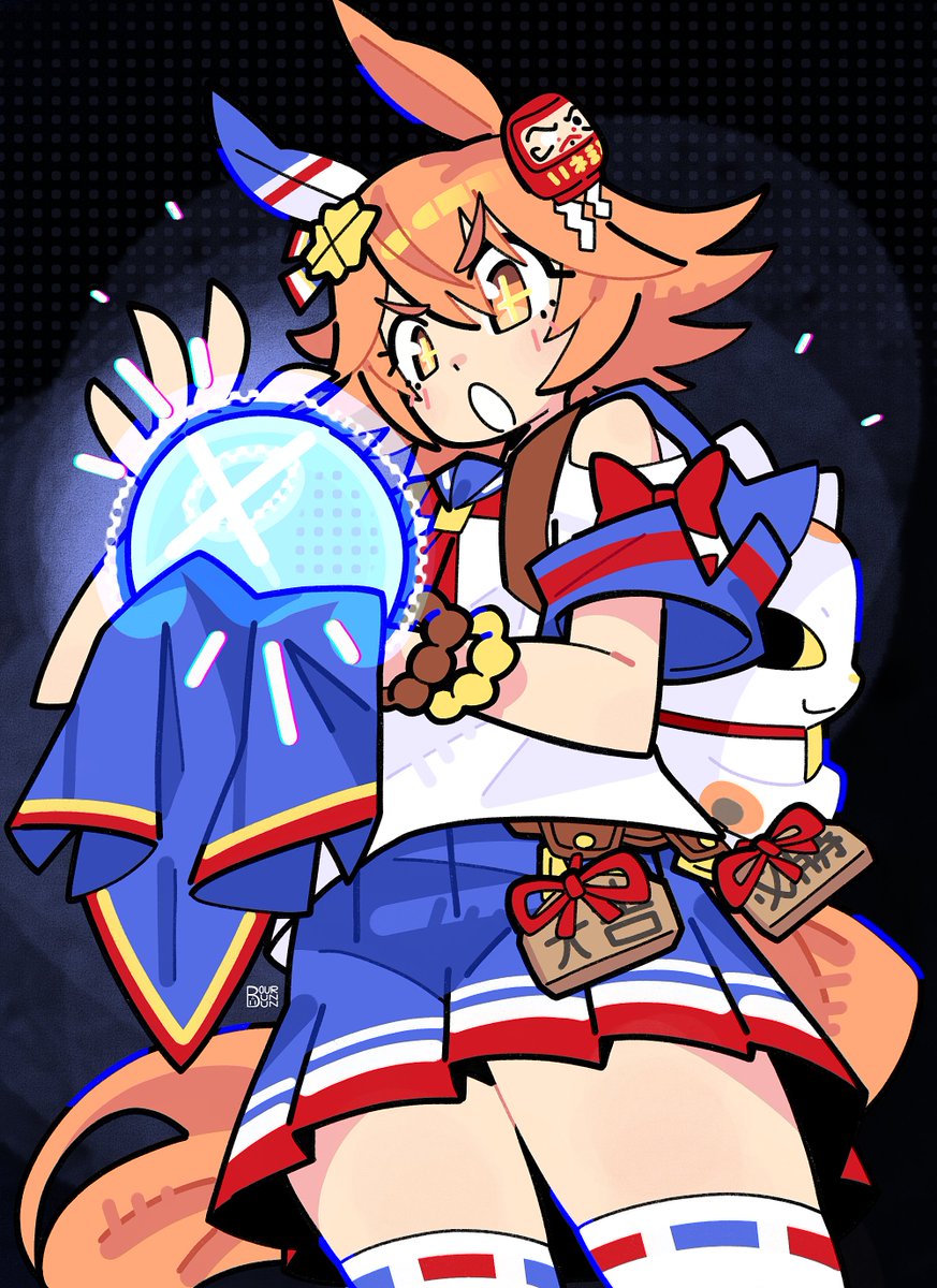 Bourbunbun's tweet image. Matikanefukukitaru from Umamusume commissioned by @Just_a_cIown!! 🔮