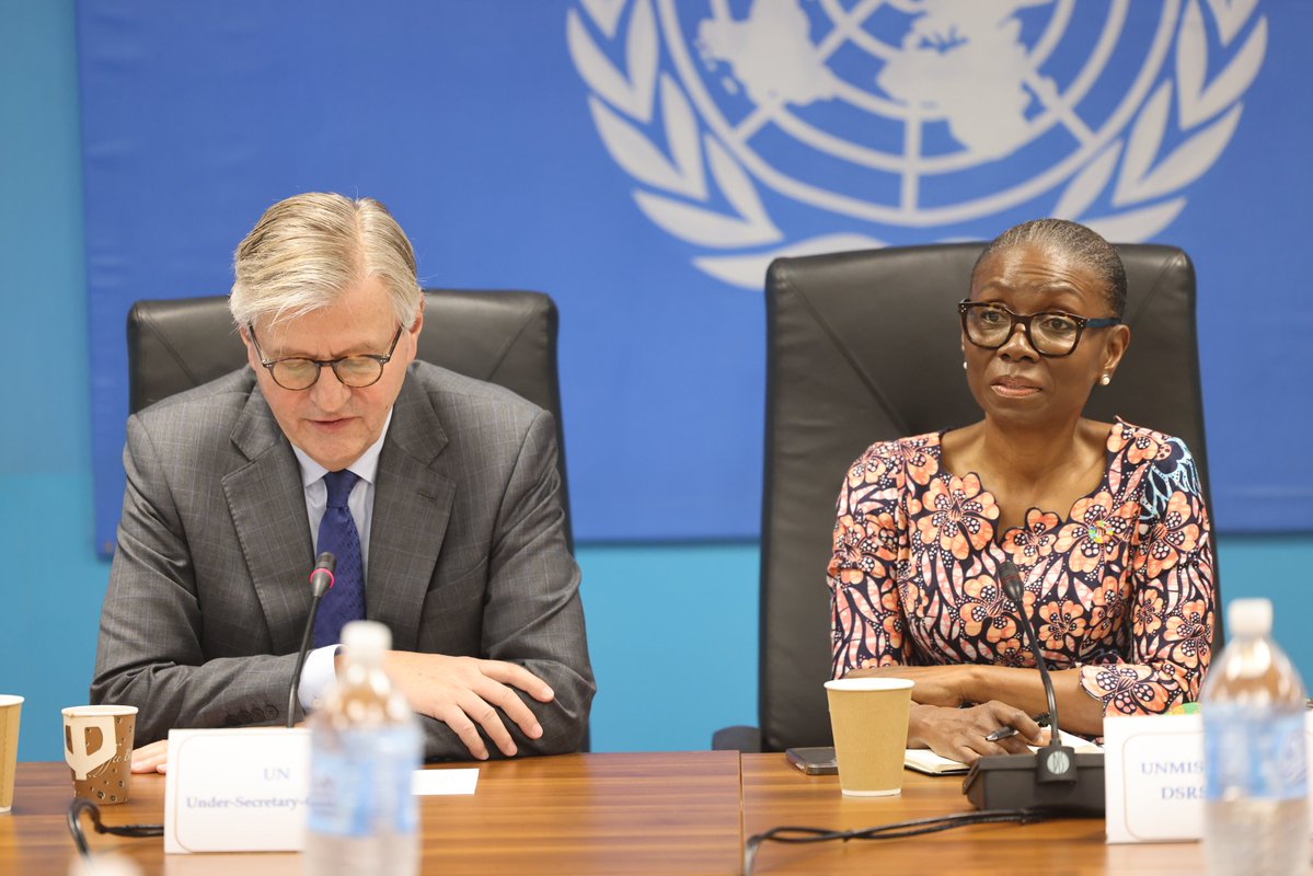 PhilippeMichelK's tweet image. #UNMISS The presence and continued presence of the @UN in South Sudan are essential. The two visits in two months by the Under-Secretary-General for Peacekeeping Operations @Lacroix_UN testify to this importance. Here again, France stands in strong and unwavering solidarity #Juba