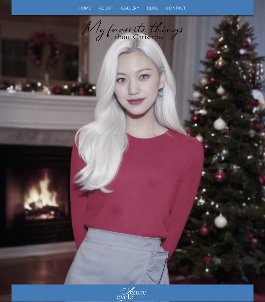 afloriensoulkb's tweet image. —— 𝒍𝒂 𝒇𝒊𝒍𝒍𝒆 𝒅'𝒉𝒊𝒗𝒆𝒓 𝘸𝘦𝘣𝘴𝘪𝘵𝘦   [ ❄️ ]    
𝖬𝗒 𝖿𝖺𝗏𝗈𝗋𝗂𝗍𝖾 𝗍𝗁𝗂𝗇𝗀𝗌 𝖺𝖻𝗈𝗎𝗍 𝖢𝗁𝗋𝗂𝗌𝗍𝗆𝖺𝗌 
with 𝓐 𝑧𝑢𝑟𝑒𝓒 𝑦𝑐𝑙𝑒 🗨️💙 𓋜.  — #ᴀᴢᴜʀᴇᴄʏᴄʟᴇ  ...     ༊    حب ✧