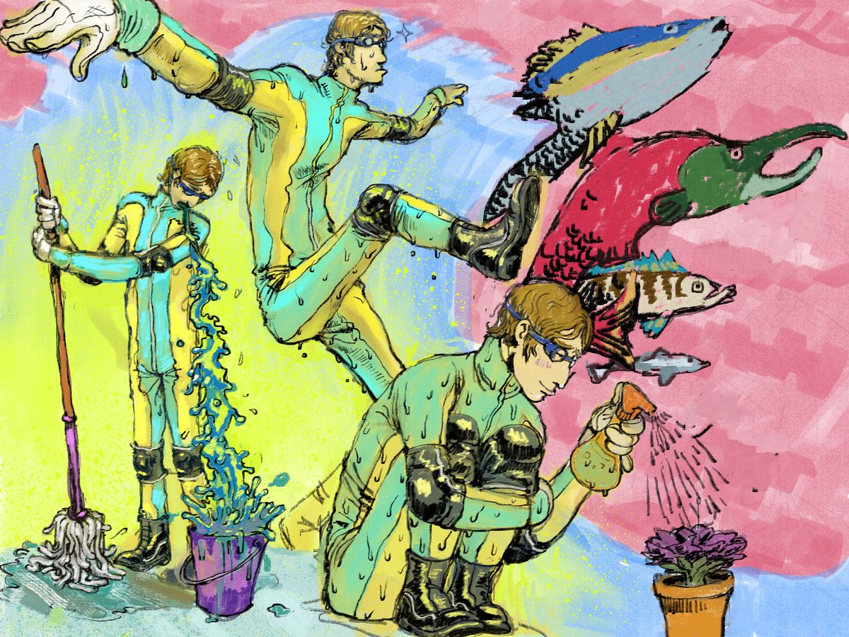 GambaMorango's tweet image. #waterboy