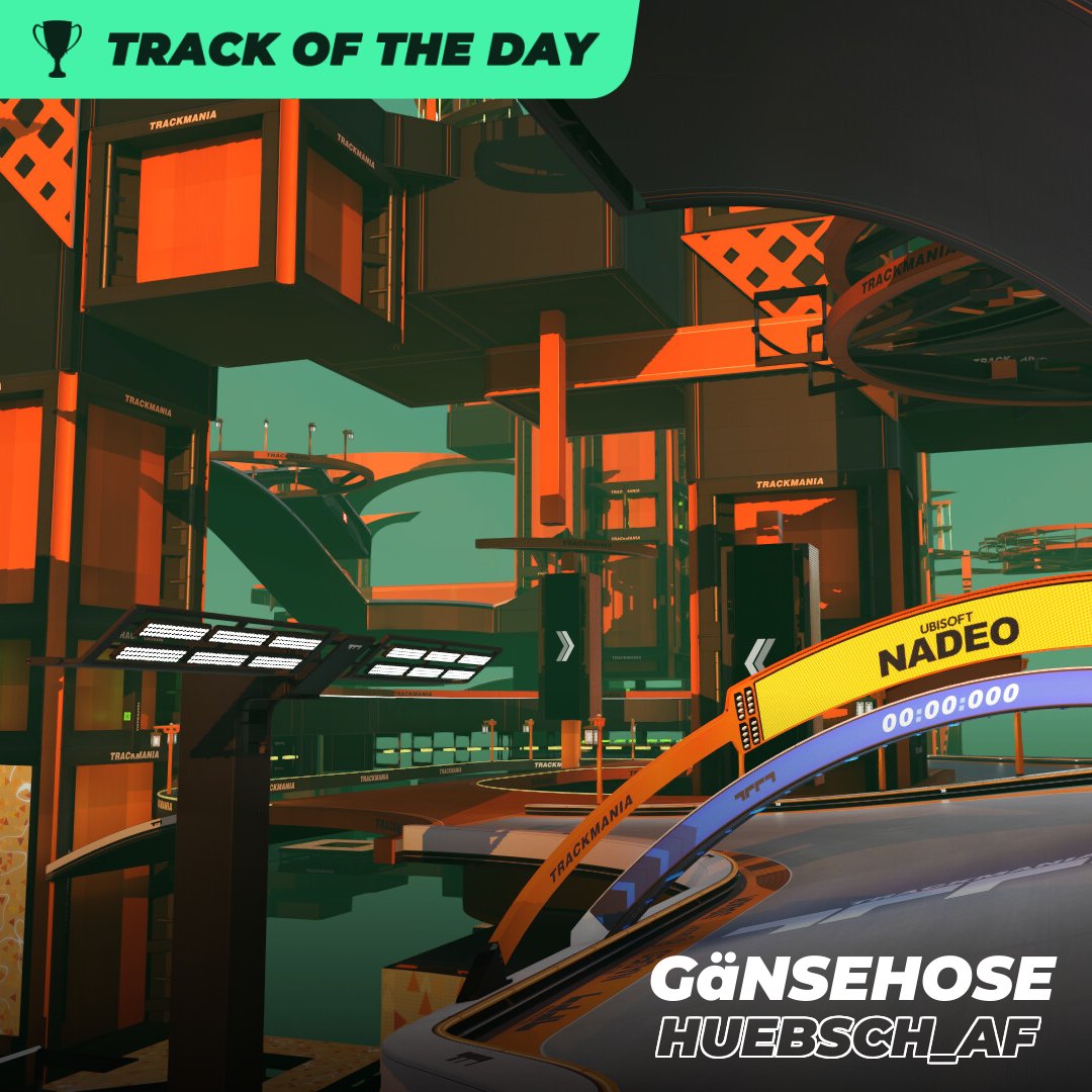 Trackmania's tweet image. Heubsch is back with their creative style!