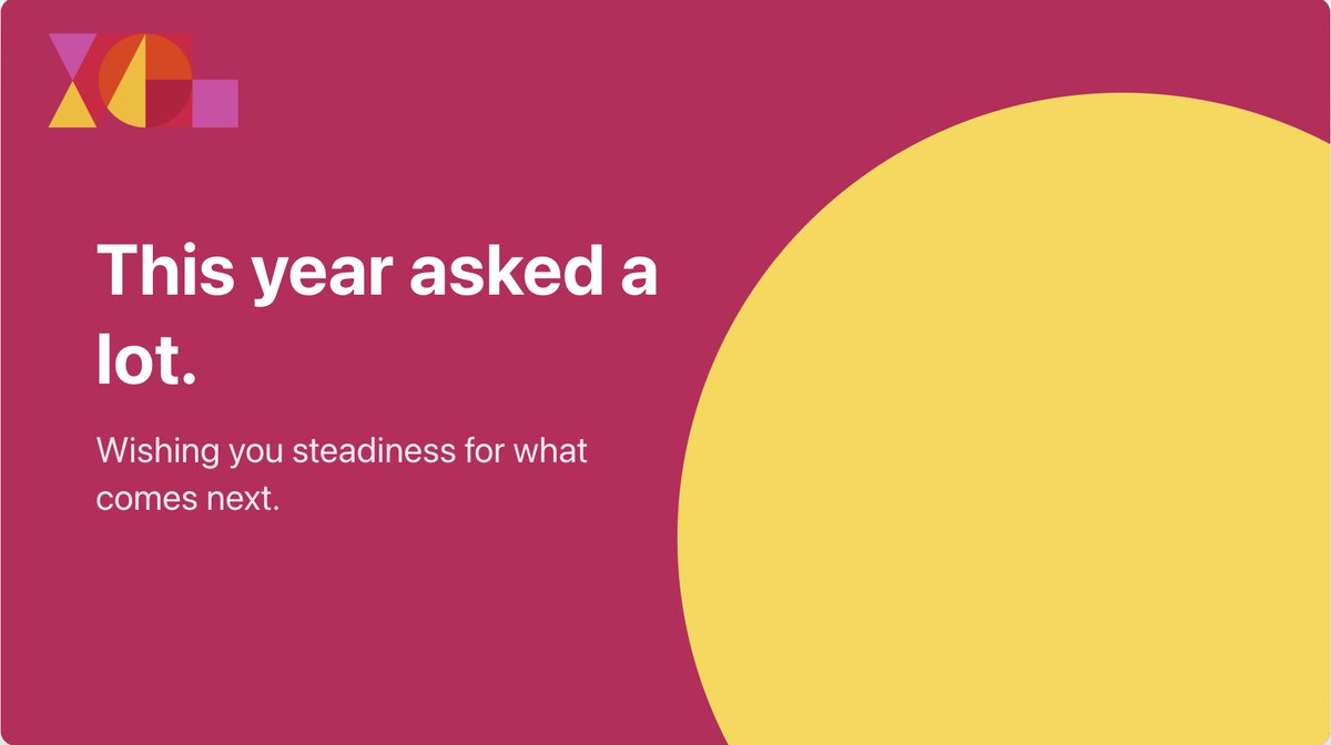 ExperienceYOL's tweet photo. This year asked a lot.

Respect to the leaders and teams doing the long work.

Wishing you steadiness for what comes next.

— The YOL Team https://t.co/jG03zsTdMB