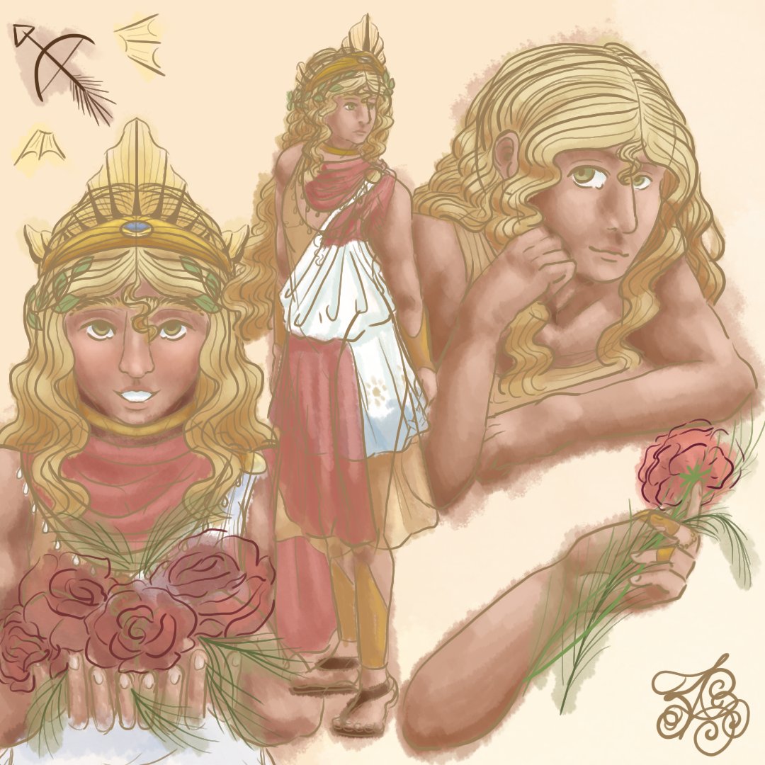 Ralzeee's tweet photo. Will have to check w Apollo if he likes this design to know if I could use it, but uh ye this is how it turned out
#sketch #digitalart #greekgods #Apollo #GodApollo https://t.co/Z9xDIB57YN