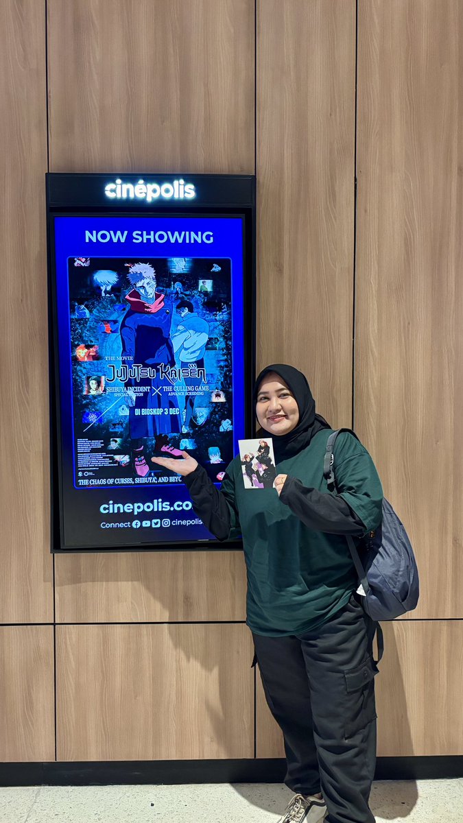 donburihhh's tweet photo. Nonton Jujutsu Kaisen buat yang ke-2 kalinya 😍 #Jujutsu_kaisen #jujutsukaisen #cinepolis https://t.co/ojAfAS8GDK