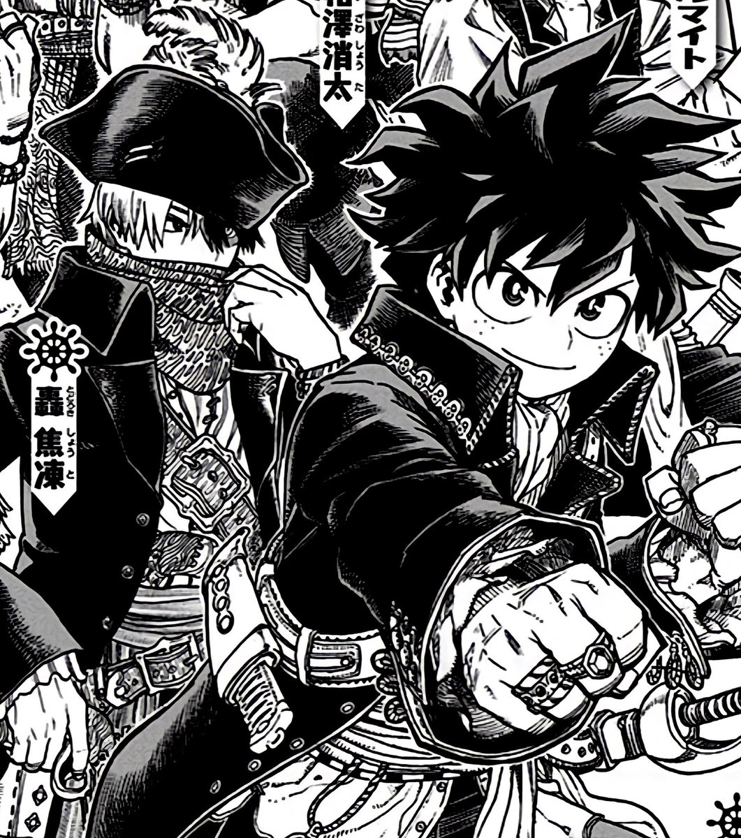 pirate au on the brain this morning…… mastermind duo tddk feared across the seven seas!!! every pirate knows their name and is terrified to cross them in the open waters…

but their crew is just tired of watching them dance around their feelings through homoerotic sword fights