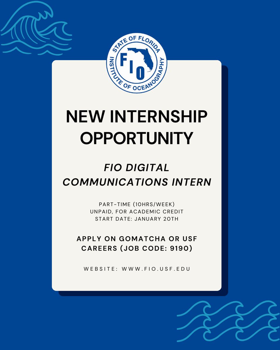 Florida Institute of Oceanography (FIO) tweet media