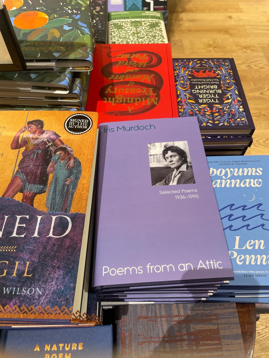 IrisMurdoch's tweet image. Lovely to see the new Murdoch collection on the table at Waterstones Picadilly.