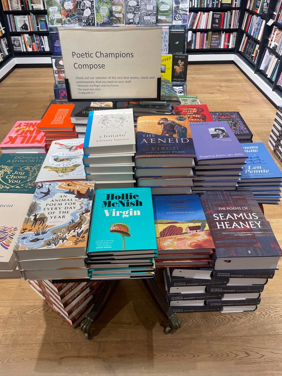 IrisMurdoch's tweet image. Lovely to see the new Murdoch collection on the table at Waterstones Picadilly.
