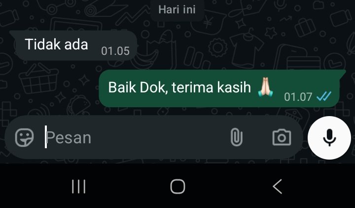 Bingunh ga ye ni bos w, w jwb chat tengah malem