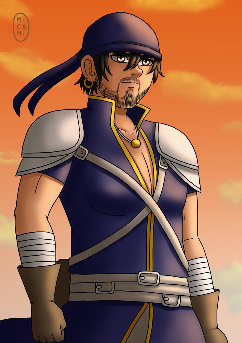 Micami__'s tweet image. Wil durant le second arc de Prince Déchu, dans sa nouvelle tenue que j'aime beaucoup❤️
Il n'a plus les abdos à l'air mais conserve tout de même le meilleur décolleté de la série xD