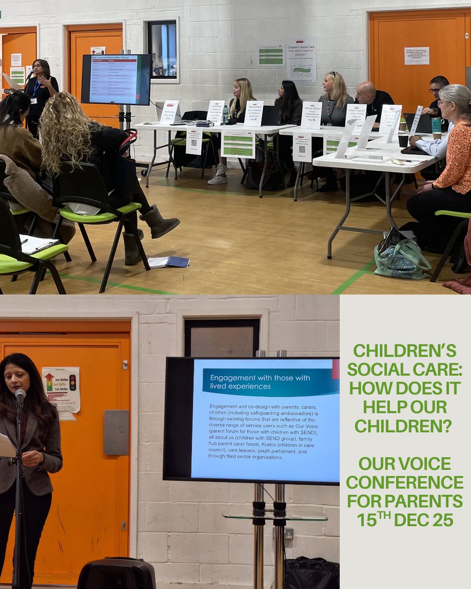 Our 'Children's Social Care - How does it help our children?' was a chance for parents to share lived experience with key senior professionals from social care and related areas of the LA/Health,  and find out more about available help &amp; support. Info at  
ourvoiceenfield.org.uk/news/show/329