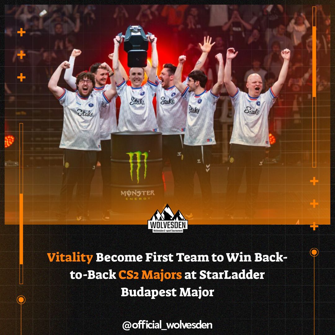 Vitality Become First Team to Win Back-to-Back CS2 Majors at StarLadder Budapest Major

Team Vitality are the champions of the StarLadder Budapest Major after defeating FaZe Clan 3-1 in the grand final, making Counter-Strike 2 history in the process.