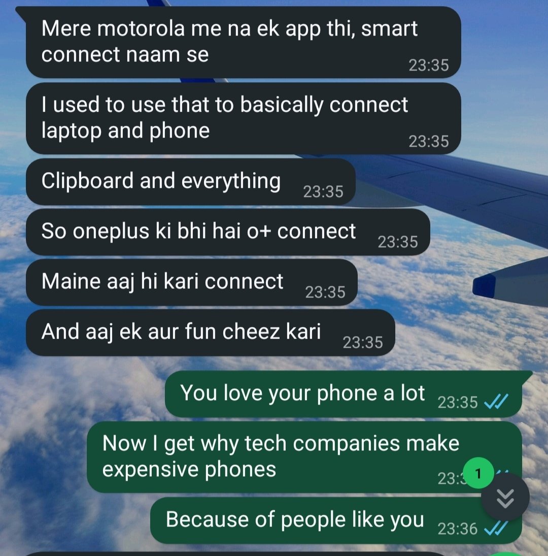 Marveliciouus's tweet photo. This is day 100000 of my boyfriend romanticising his new one plus phone.
Petition to make him the youth brand ambassador of one plus. Trust me you guys will not regret it because he ain't settling for less ever.
#OnePlus15R #oneplusIndia #NeverSettle #OneplusCommunity https://t.co/kxRx2jOd3t