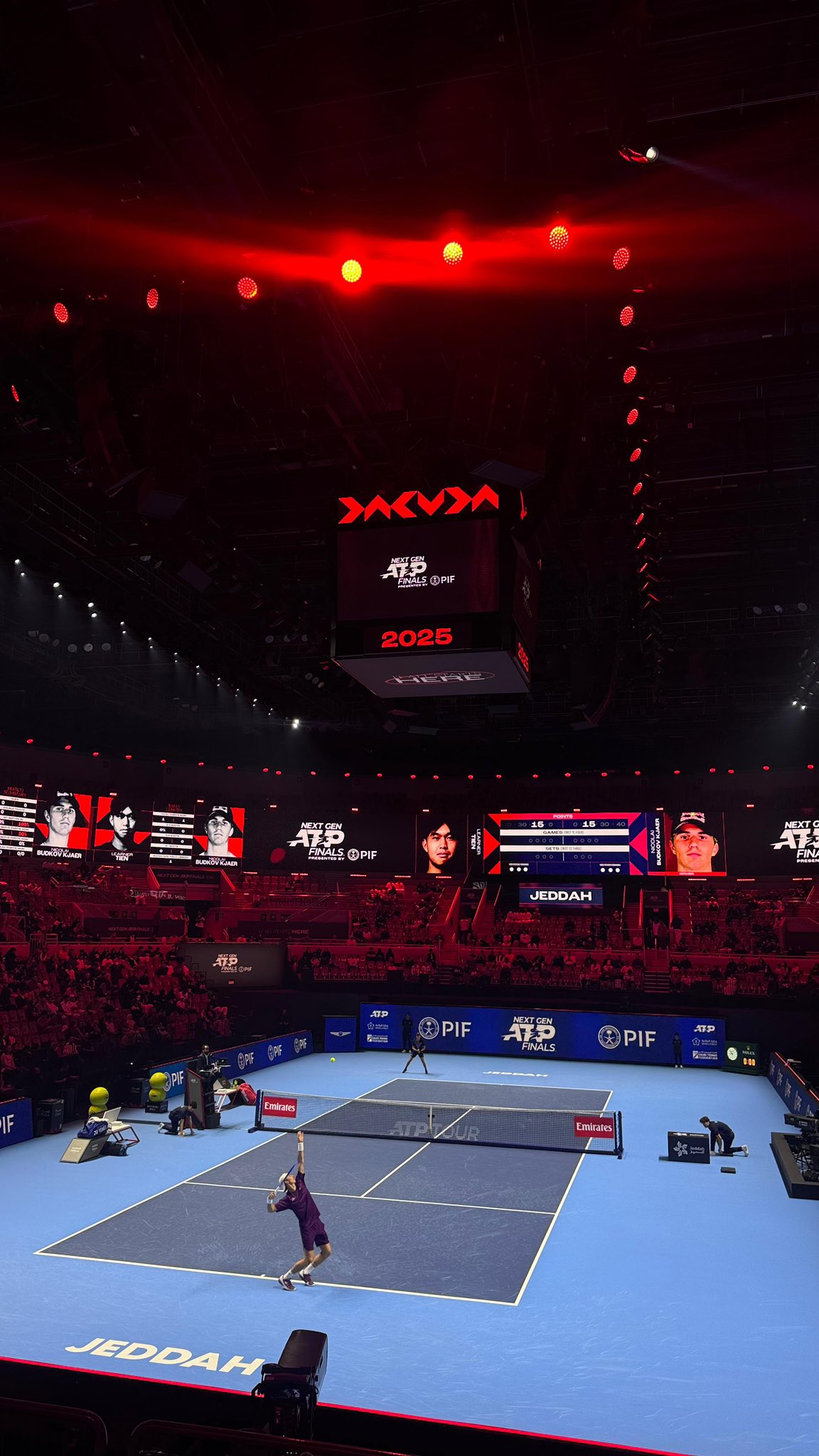 تنطلق الآن المواجهة الأخيرة لليوم الثالث بين الأميركي ليرنر تين و النرويجي نيكولاي بودكوف كيير. #نهائيات_الجيل_القادم 