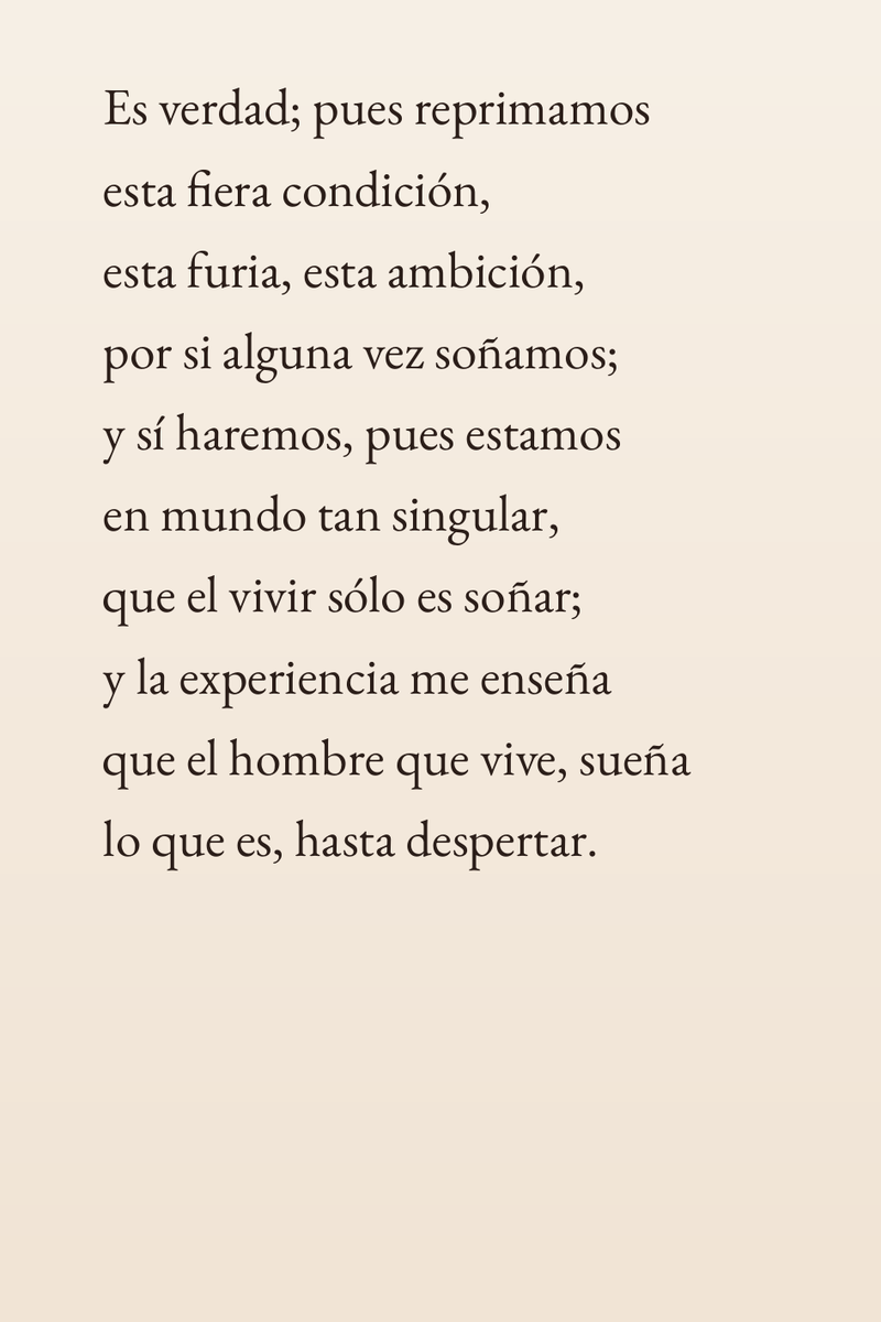 XMihura's tweet image. Y lo de Calderón de la Barca qué fue? El tío va y en 1635 (!!!) suelta el mayor BANGER de le historia de la literatura universal cerrando el estadio para siempre

nah, la auténtica 🐐