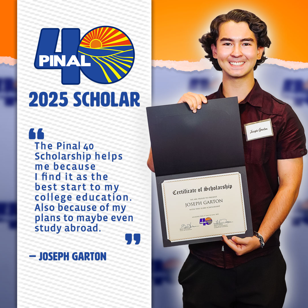 Our Scholarship Spotlight is on Joseph Garton! 🎓 🎉

We are so pleased to be able to support Joseph as he begins his journey through college, and we look forward to seeing what his future holds!