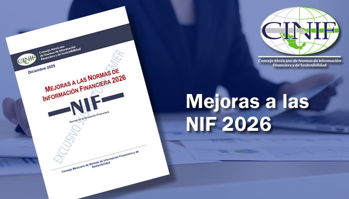 El CINIF informa la promulgación de nuevos documentos normativos en materia de NIF, aprobados por el Consejo Emisor el 18 de diciembre de 2025.
Estos fortalecen la calidad y consistencia de la información financiera en México.
tinyurl.com/MEJORAS2026
#CINIF #MEJORAS2026