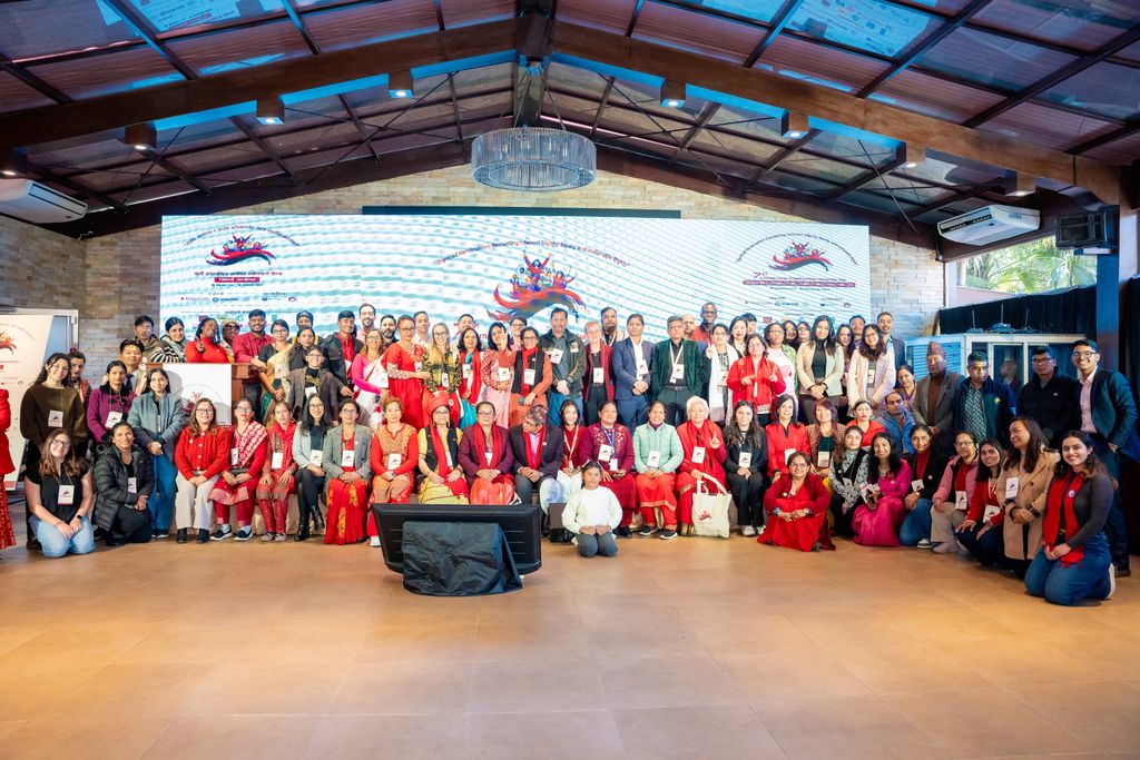 OneHeartWW's tweet photo. At the Learning Conference on Dignified Menstruation 2025 in Kathmandu, participants from 21 countries shared research and lived experiences on menstrual dignity. https://t.co/xsTTX6Yg9i