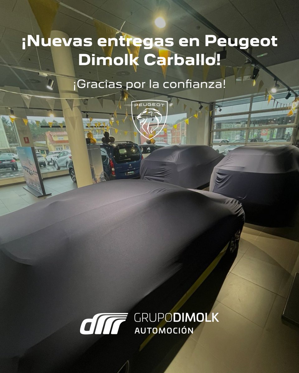 ¡Nueva tarde de entregas en Peugeot Dimolk Carballo! 🚗

Gracias por confiar en nosotros para estrenar vuestro nuevo Peugeot. ¡Esperamos que disfrutéis cada kilómetro al máximo! 🙌🔑

#Peugeot #PeugeotDimolk #DimolkCarballo #EntregaDeVehículos #Concesionario