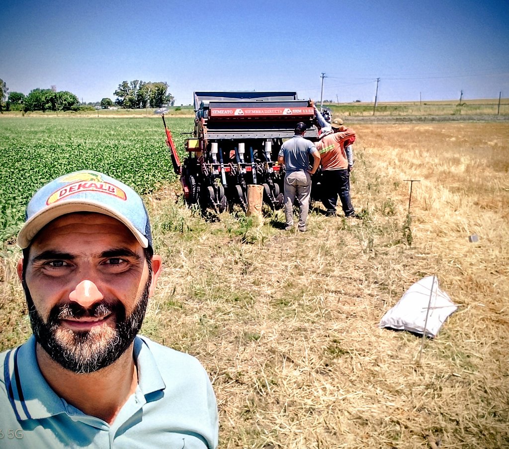 Siembra de ensayo de híbridos de maíz de segunda. 
<a href="/agroterrauy/">agroterrauy</a> 
💪🌽