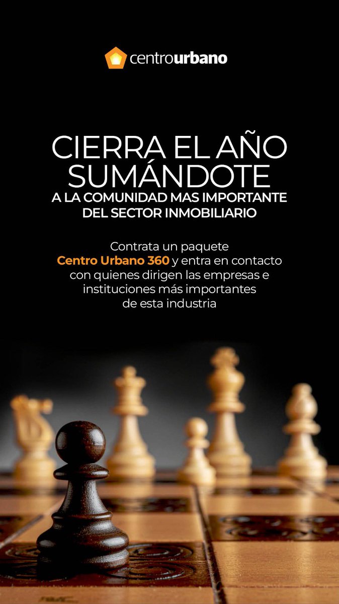 Súmense a nuestra comunidad y entren en contacto con quienes dirigen las empresas e instituciones más importantes del sector inmobiliario mexicano
Análisis + Vinculación + Comunicación 
<a href="/CentroUrbano/">Centro Urbano</a> #CentroUrbano360
Informes 📲 55 4377 0654