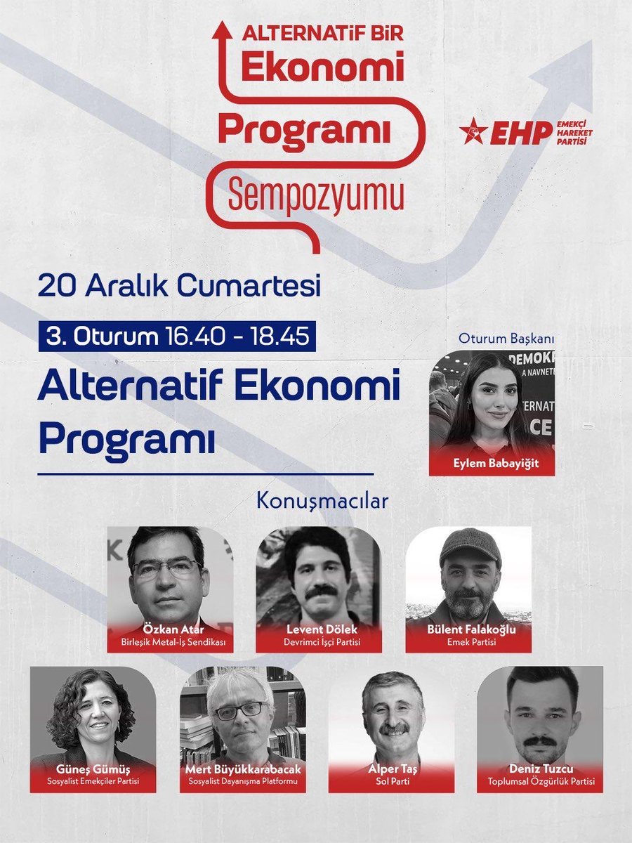 Yarın hangi toplantıya gideceğinize karar vermeniz gerekecek. Levent Dölek yoldaşımız, başka sosyalistlerle birlikte EHP'nin "Alternatif Ekonomi Programı" toplantısında konuşacak. Birleşik Metal Başkanı Özkan Atar da. Biz ise Kitap Fuarı'nda. Yolunuz nereye düşerse hoş geldiniz!