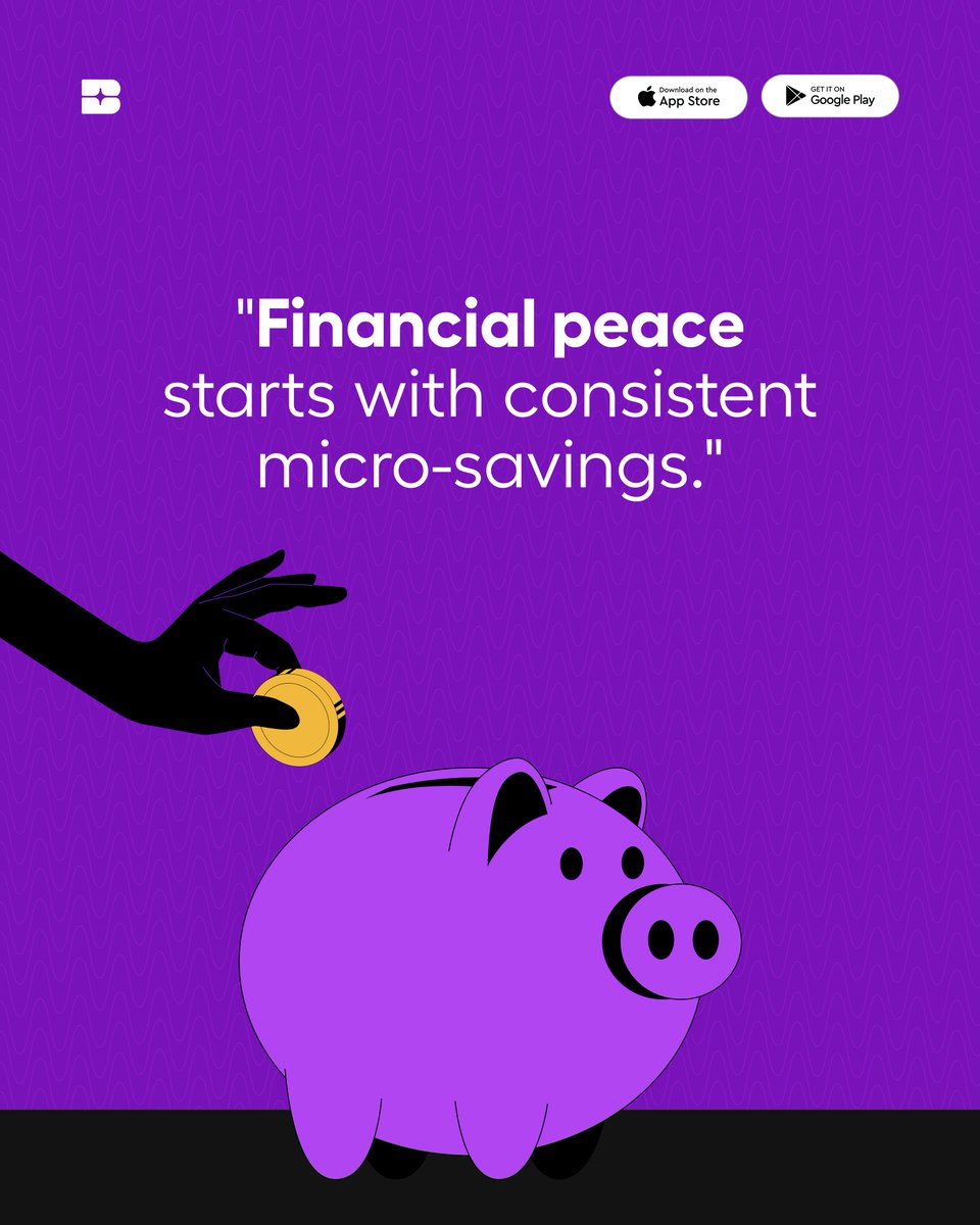 BloomvestHQ's tweet image. Financial peace doesn’t come overnight — it’s built little by little 
Consistent micro-savings make all the difference.

#FinancialPeace #MicroSavings #SmartMoney #Bloomvest