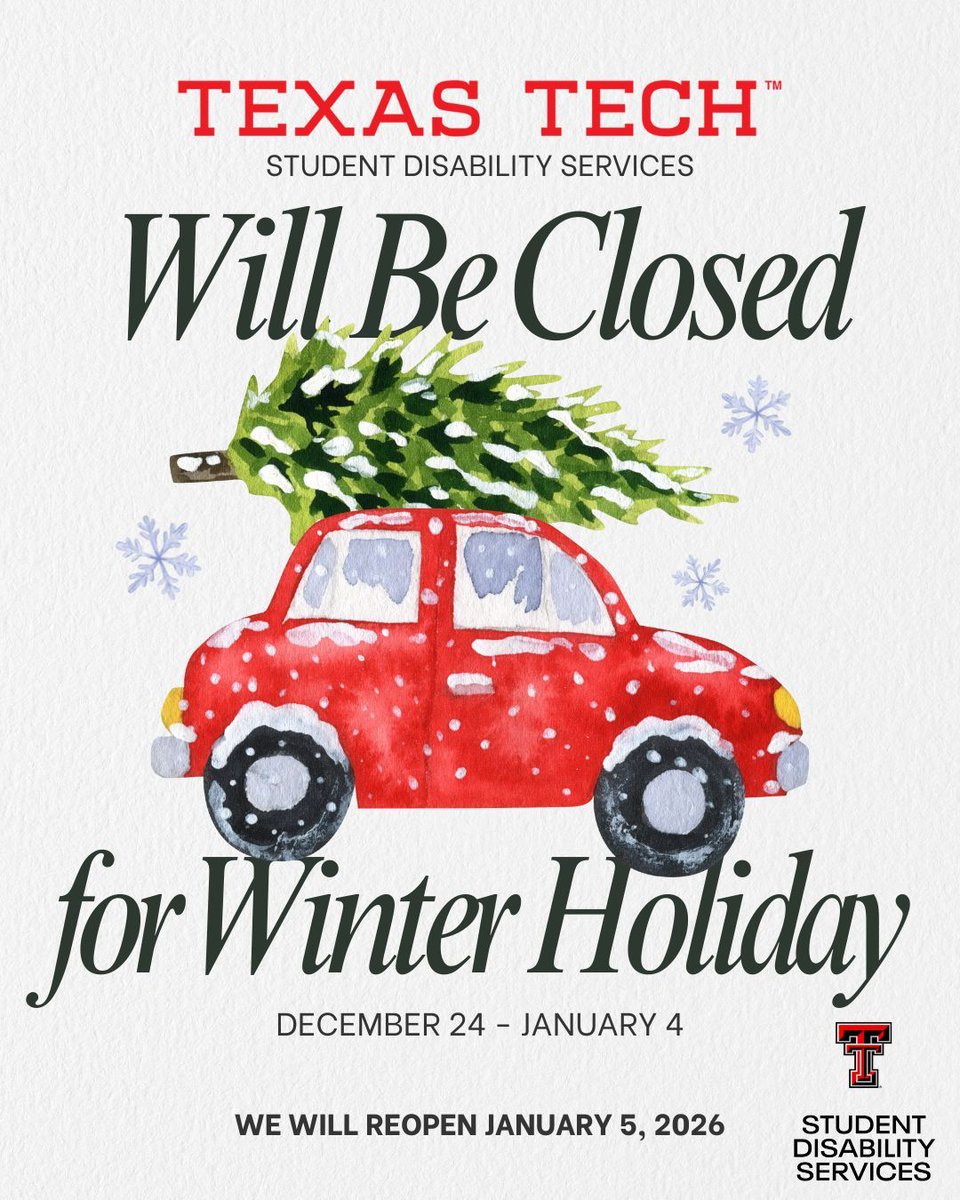 TTU Student Disability Services (@ttu_sds) on Twitter photo 