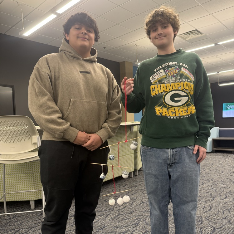 One last physics project before the break. Happy Holidays from the Career Academy!