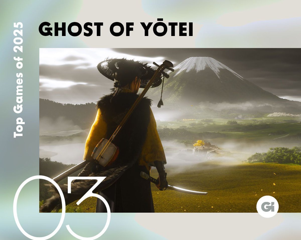 Ghost of Yōtei is in Game Informer’s 2025 Top 10 Games of the Year! Be sure to read the full list of our Top 10 Games of the Year to learn more. gameinformer.com/best-of-2025/2…

#GOTY #GOTY2025 <a href="/SuckerPunchProd/">Sucker Punch Productions</a>