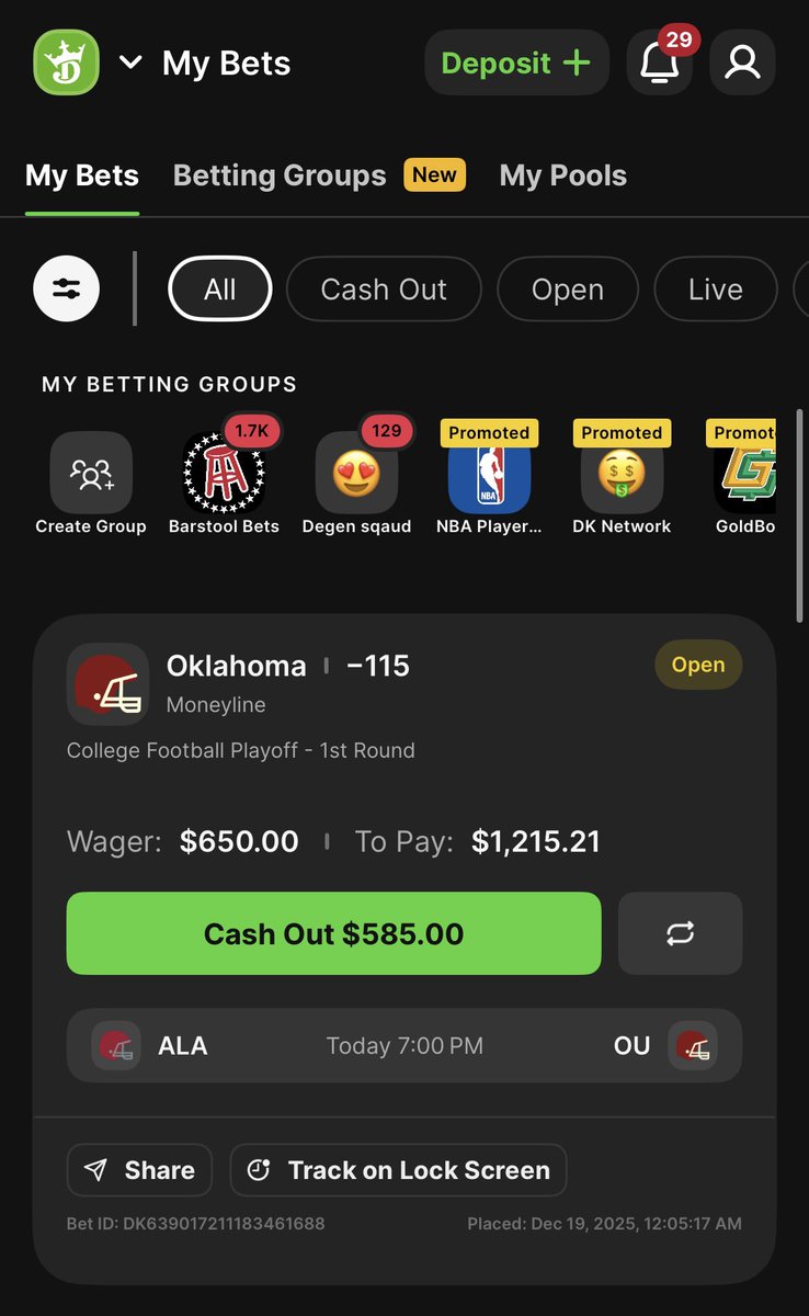 ridewithcol's tweet image. BOOMER FUCKIN SOONER BALLS TO THE WALL 

Handing out 50 dollars to a lucky winner must RT and leave a comment down below to qualify good luck ❤️❤️❤️