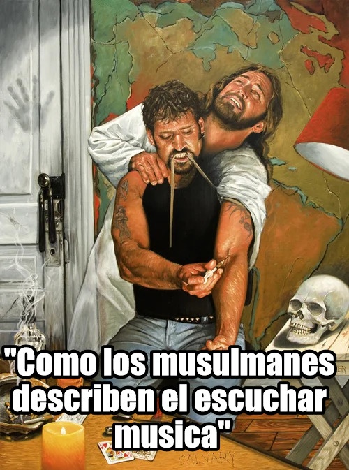 ShitpostRandom's tweet image. La musica mata el alma y te envenena o algo