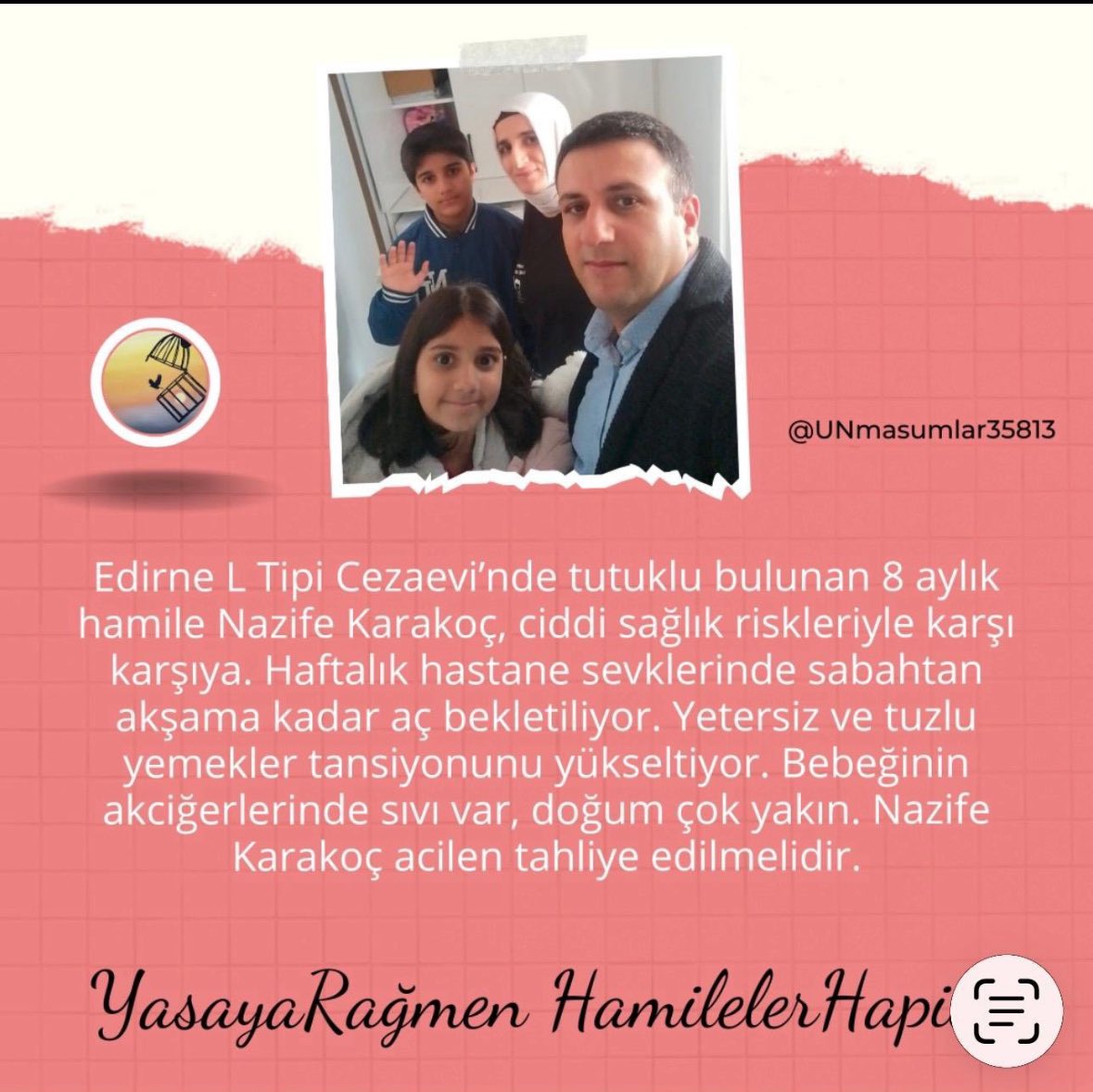 Yusufbatur68's tweet image. Yasaya rağmen hamile kadınlar hapis.
Adalet kâğıtta, vicdan nerede?
Bir ülkede hukuk uygulanmıyorsa, adı sadece süstür. 
@TC_icisleri 
@adalet_bakanlik 

YasayaRağmen HamilelerHapis