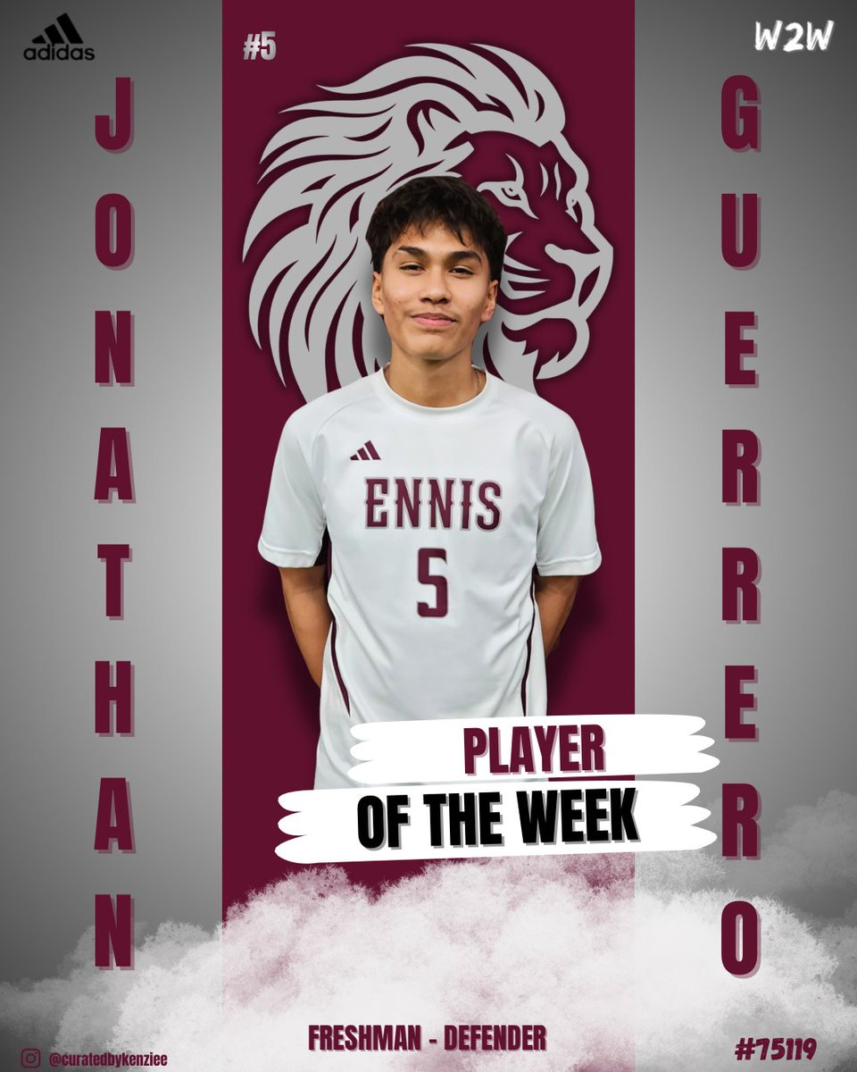 2 weeks in a row a Defender wins Player of the Week honors. This young Lion is showing growth and awareness the last two scrimmages.  Had a great save when the goal was open. #W2W