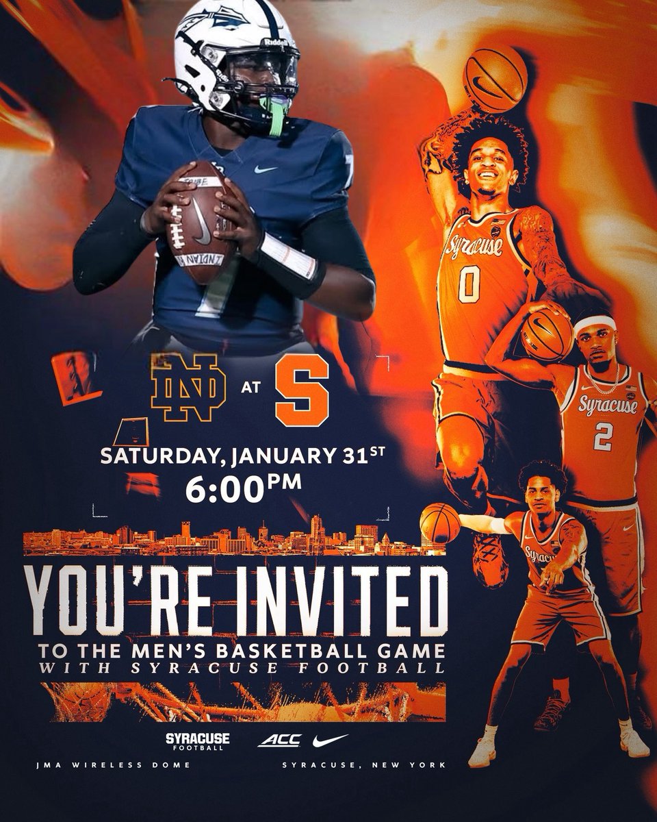 Thankful to be invited to <a href="/CuseFootball/">Syracuse Football</a> Junior Day as a Freshman.  I don’t take anything for granted.  Thank you <a href="/FranBrownCuse/">Fran Brown</a> <a href="/CoachNixon_Cuse/">Jeff Nixon</a> <a href="/CoachM_Harris/">Manny Harris</a> <a href="/CoachNunz/">Nunzio Campanile</a> <a href="/AlexKellyCuse/">Alex Kelly</a> <a href="/McAllisterMike1/">Mike McAllister</a> <a href="/TomLoy247/">Tom Loy</a> <a href="/Andy_Villamarzo/">Andy Villamarzo</a> <a href="/QBHitList/">QBHitList.com</a> <a href="/jckattato/">James Kattato</a> <a href="/marcdavissports/">Marc Davis</a>