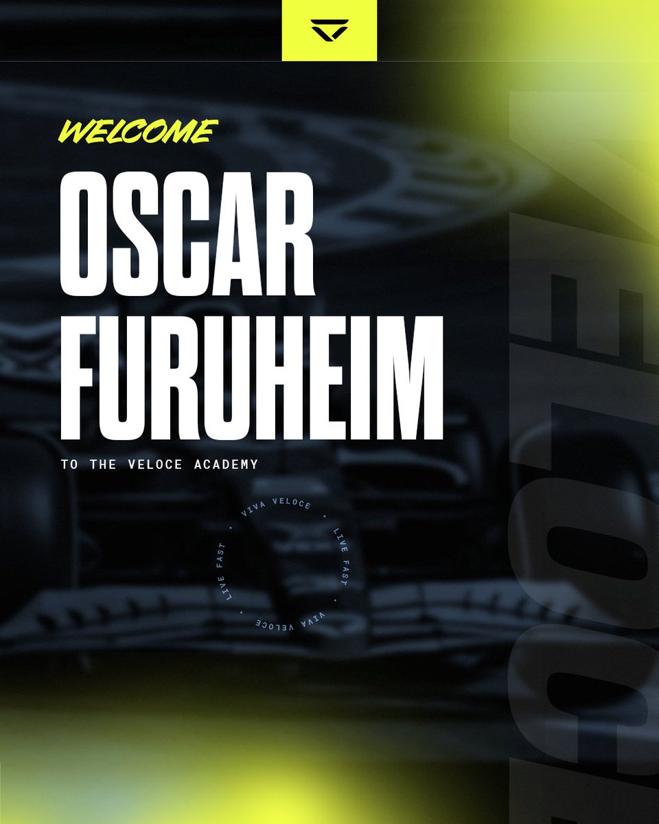 NEW SIGNING✍️| Oscar Furuheim 

Please welcome PSGL PS F1 Champion <a href="/oscarfuruheim/">Oscar</a>  to the Veloce Academy! 👑

Proven and decorated, Oscar makes the jump to the Academy to unleash his true potential! ⚡️

Welcome Oscar! 🇳🇴 

#VivaVeloce #F125