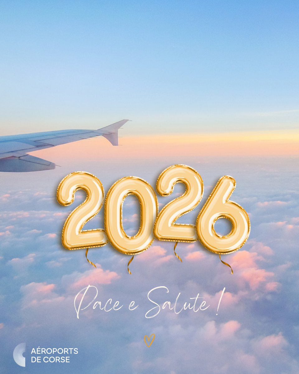 |✨ - Cap sur 2026 🎉 !

À l’aube de cette nouvelle année, l’ensemble des équipes de l’aéroport vous adresse ses meilleurs vœux pour 2026.

Aux côtés de nos compagnies aériennes partenaires, de l’ensemble des acteurs de la plateforme et de nos partenaires institutionnels et