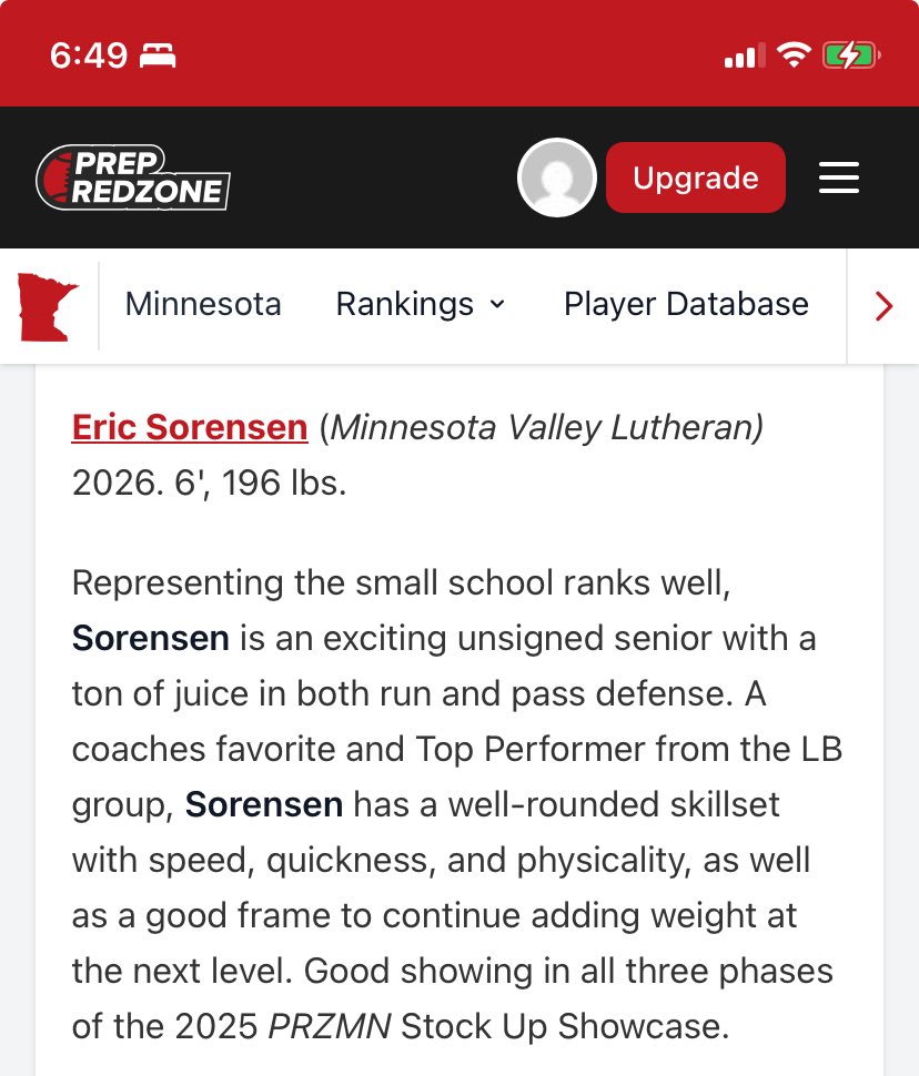 _ericsorensen_'s tweet photo. Had a great time at the Prep Redzone Stock up Showcase camp last Sunday @PrepRedzone https://t.co/dCPAUjNMI7