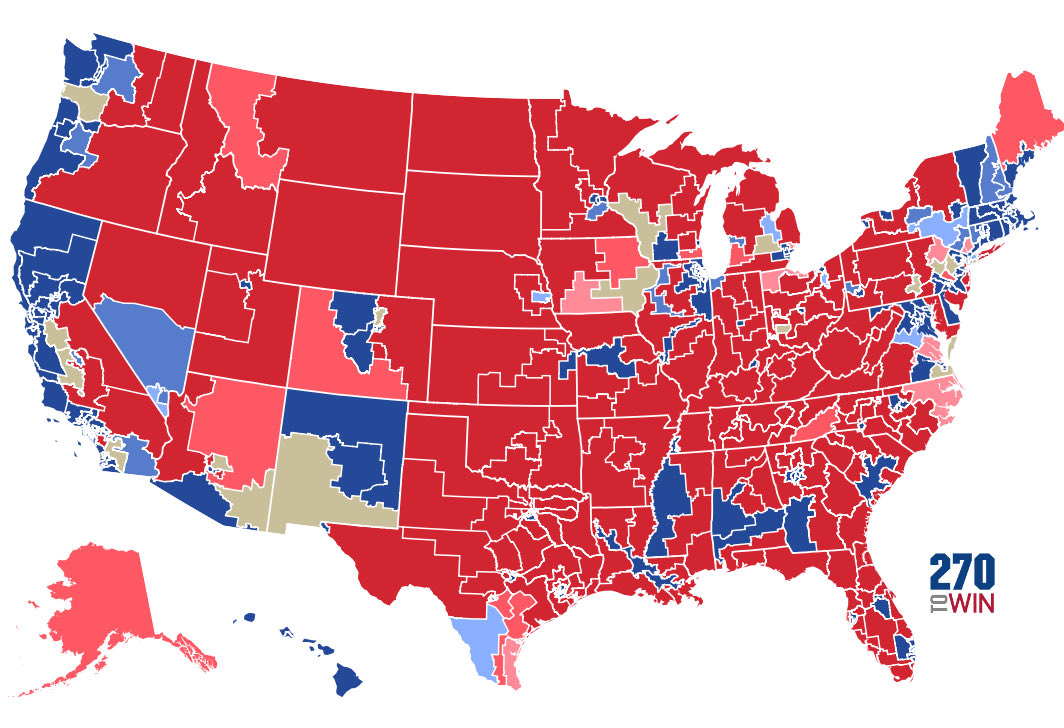 OpenSourceZone's tweet image. 2026 Cook Political Report House Ratings

🔴 Republicans: 210
🔵 Democrats: 208
🟡 Tossup: 17