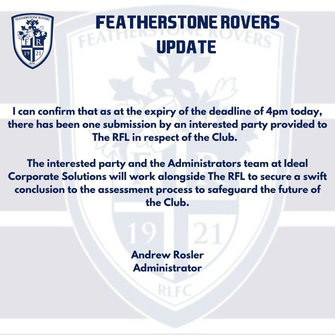 Featherstone Rovers tweet media
